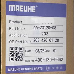 Má phanh tay, bố thắng tay phía sau Mercedes-Benz A-Class, B-Class, C-Class C180 C200 W203, CLC, CLK, SLK đời 1997 - 2012. Hàng OEM Maeuhe Mercedes-benz. Mã 2034200120, A2034200120, 4144200320 ( 1 bộ 4 má )