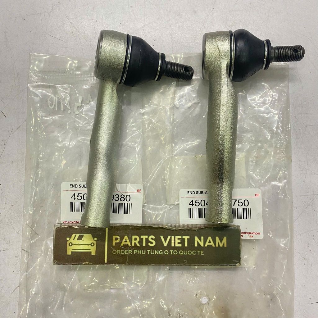 Rô tuyn lái ngoài trái, phải xe Toyota Vios, Yaris đời 2014 - 2024. Hàng thay thế chất lượng cao. Mã trái 45047-09380, phải 45046-09750 ( 1 cái )