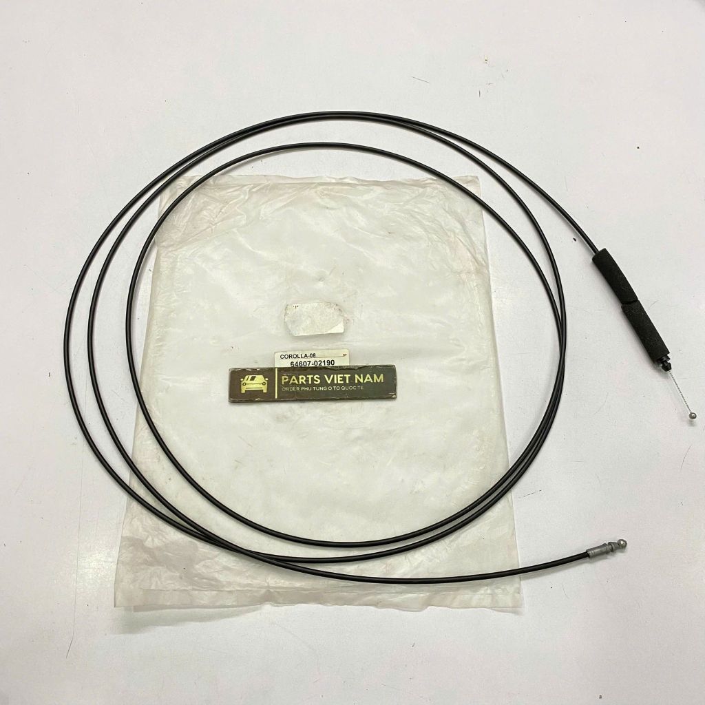 Cáp mở cốp sau, dây cáp giật cốp sau xe Toyota Corolla đời 2007 - 2014. Hàng thay thế cao cấp. Mã 64607-02190, 6460702190