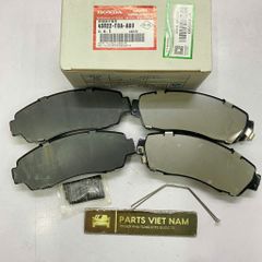 Má phanh trước, bố thắng trước lắp cho xe Honda CR-V, CRV bản 2.0 và 2.4L đời 2012 - 2017. Hàng xịn Honda Dongfeng. Mã 45022T0AA01, 45022T0AA00, 45022T0GA00