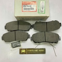 Má phanh trước, bố thắng trước lắp cho xe Honda CR-V, CRV bản 2.0 và 2.4L đời 2012 - 2017. Hàng xịn Honda Dongfeng. Mã 45022T0AA01, 45022T0AA00, 45022T0GA00