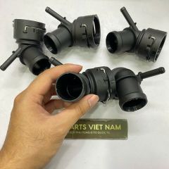 Cút nước trên, ống nối đầu trên két nước Volkswagen Golf, Passat, Jetta, Polo, Touran, Audi A3, TT, Skoda Octavia, Fabia đời 2003 - 2015. Hàng oem. Mã 6Q0122291E