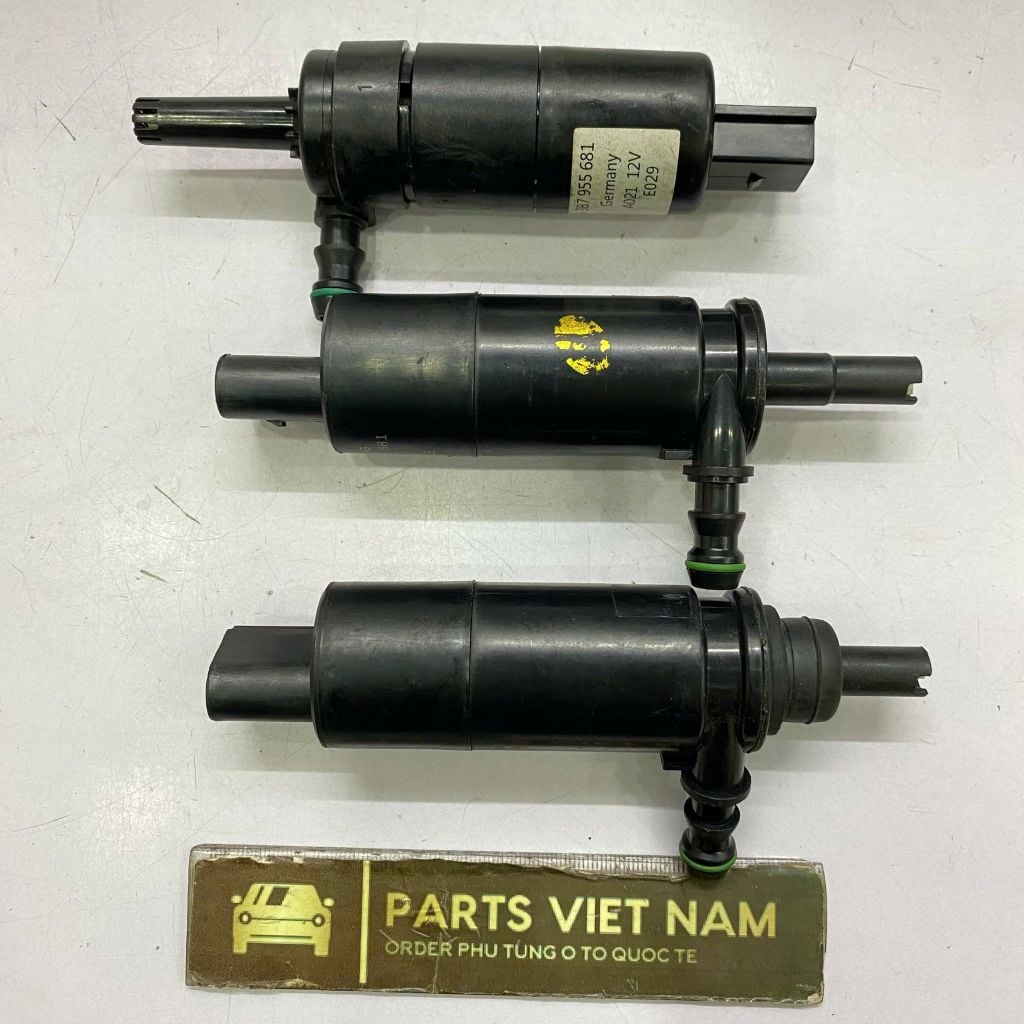 Mô tơ bơm nước rửa kính, bơm nước gạt mưa trước Volkswagen Passat, Tiguan, Golf, Jetta, Audi Q7, A4, A6, TT đời 2007 - 2018. Hàng Oem China. Mã 5ND955681, 3B7955681, 1J0955681, 3B7955681 ( 1 cái )