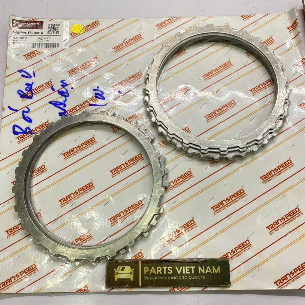 Bộ lá côn thép (lá sắt) hộp số 6L45E cho Cadillac ATS, CTS, SRX, Chevrolet Camaro, Colorado đời 2007 - 2018. Hàng Transpeep. Mã T201081A