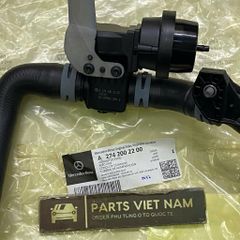 Ống nước sưởi, ống nước két sưởi (dàn sưởi) xe Mercedes C-Class W205, E-Class W213, GLC-Class X253 C200 C300 C350, E200, E300, E350, GLC350 GLC3000 đời 2015 - 2023. Hàng xịn Mercedes-Benz, Động cơ M274. Mã A2742002200, A2742001300