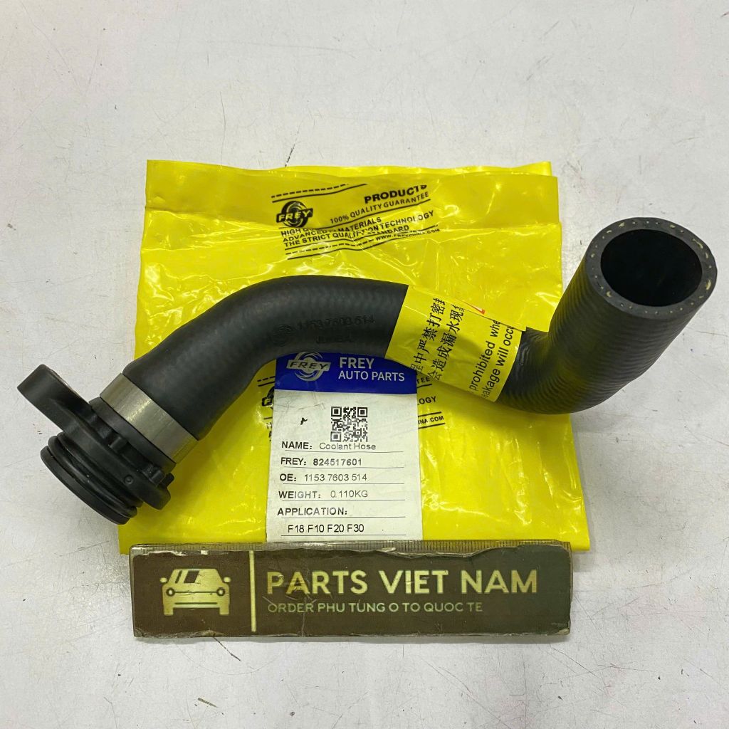 Ống nước hồi, ống nước từ két nước về bình phụ Bmw X1, X3, X4, X5, Z4 (F10, F30, F20, E84, F25, F26, F15, E89) 125i, 320i, 328i, 520i, 528i, X3 28i đời 2011 - 2018. Động cơ N20, N26. Mã 11537603514