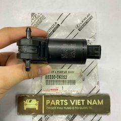 Mô tơ bơm nước rửa kính, mô tơ phun nước rửa kính phía trước Toyota Innova, Fortuner đời 2015 - 2022. Hàng chính hãng. Mã 85330-0K051, 85330-0K050, 85330-0K052