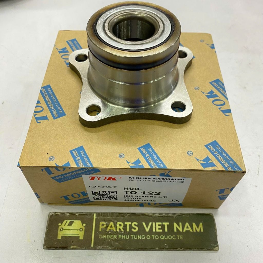 Cụm bi moay ơ sau, bạc đạn bánh xe sau Toyota Corolla 1.6 máy 4A AE100, AE101, AE110, AE111 đời 1991 - 2002. Hàng TOK Japan. Mã TO-122, 42409-19015