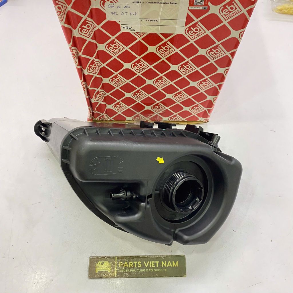 Bình nước phụ, bình chứa nước làm mát BMW 5, 6, 7, 8 series (g30, g32, g11, g12, g15) đời 2015+. Hàng OEM. Động cơ B48, B58, N63. Mã 17139846642, 17138742975, 17139487210 (cái)