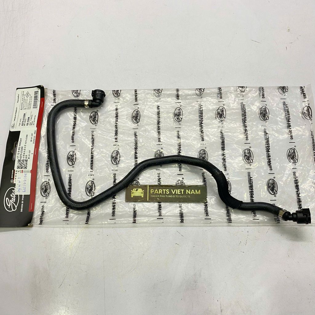Ống nước, ống dẫn nước làm mát từ đầu máy đến bình nước phụ BMW 5 series g30 540i, 7 series g11, g12 740i. Hàng OEM. Động cơ B58. Mã 17129844478, 17128602600 (cái)
