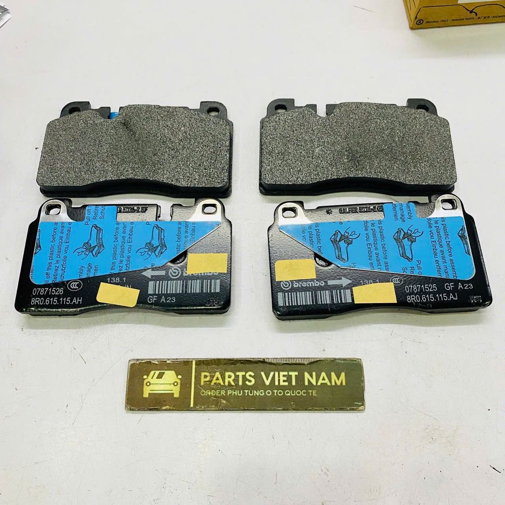 Má phanh đĩa trước, bố thắng trước Audi A6 (C7), Q5 (8R), Porsche Macan (95B) đời 2008 - 2018. Hàng Faw China Mã 8R0698151H, 8R0698151G, 8R0698151L, 8R0698151C, 8R0698151D, 8R0698151AA