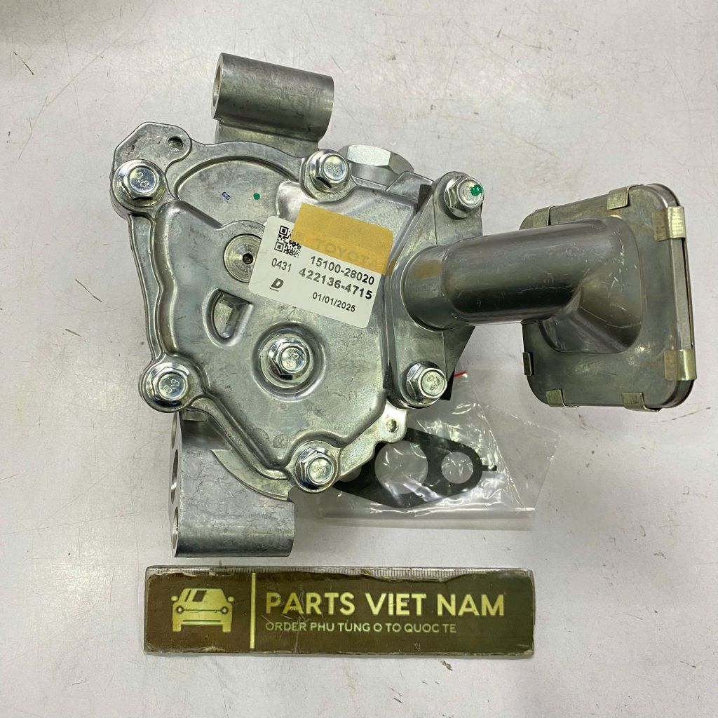 Bơm dầu động cơ, bơm nhớt máy Toyota Camry 2.4 2AZ-FE, Highlander 2.7 1AR-FE, Venza 2.7 đời 2007 - 2017. Hàng thay thế chất lượng cao. Mã 15100-28020, 15100-0H010