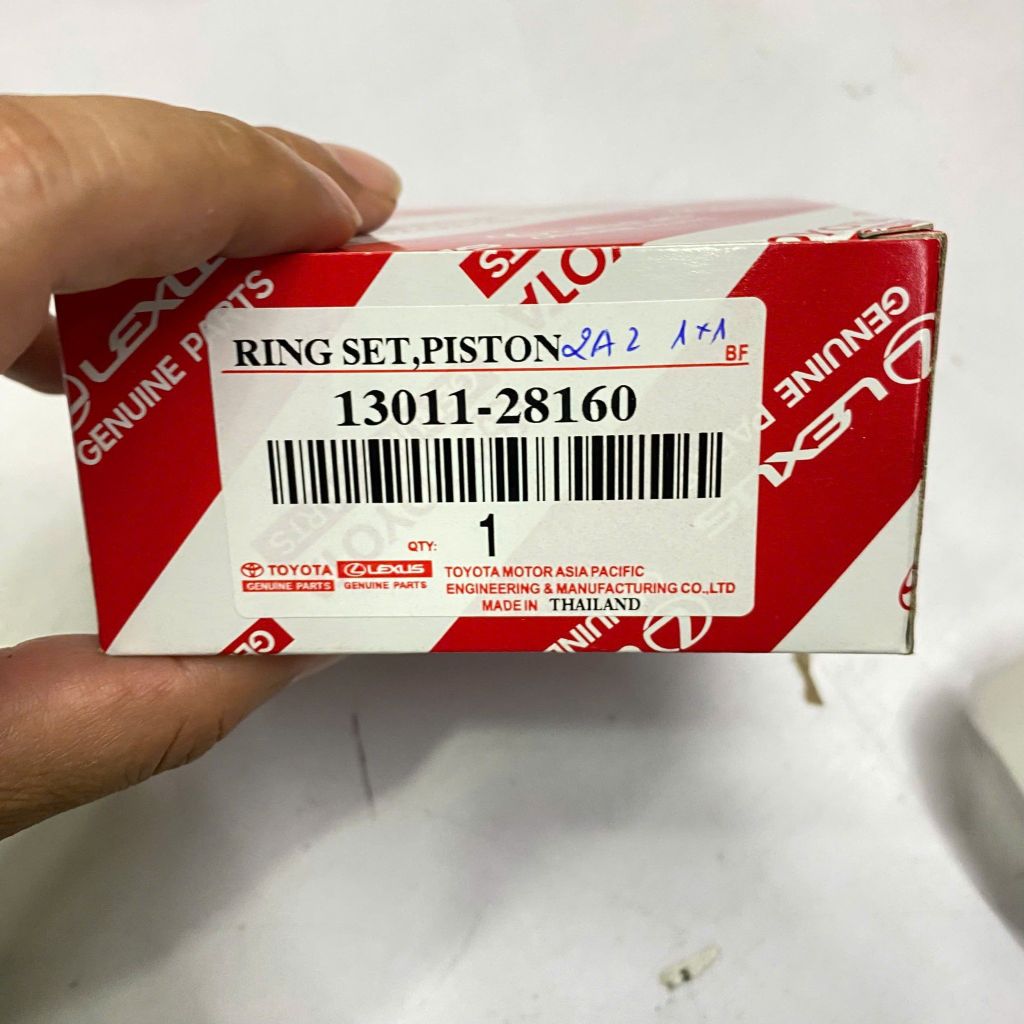 Xéc măng động cơ, bạc xéc măng Toyota Camry ACV40 đời 2007 - 2012. Hàng thay thế chất lượng cao, động cơ 2.4L 2AZ thông số 1*1*2 ly. Mã 13011-28160, 1301128160