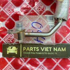 Ống nước làm mát turbo (đường cấp/vào) BMW 120i, 230i, 320i, 330i, 330e, 430i, 530i (F20, F22, F30, F32, G30) đời 2015 - 2021. Hàng OEM, động cơ B46, B48. Mã 11537643094