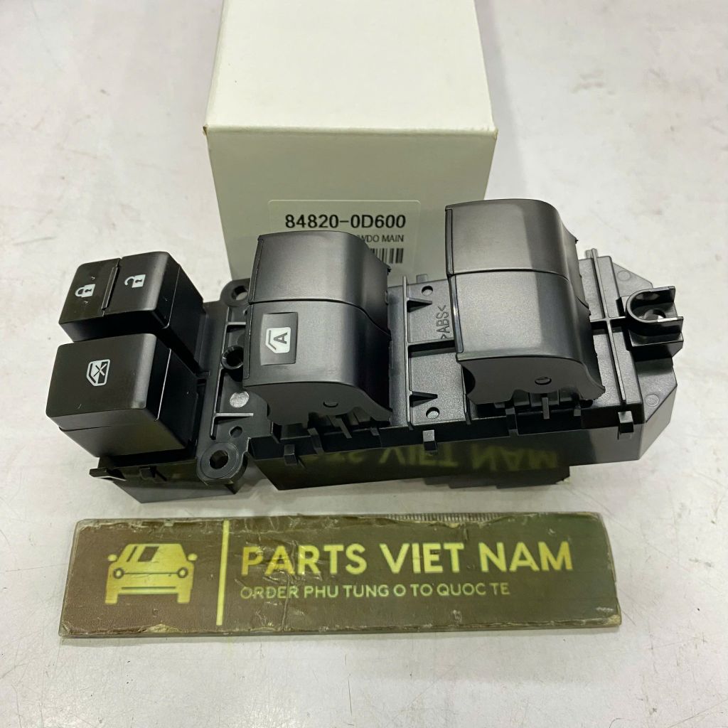 Công tắc tổng nâng hạ kính, công tắc lên kính tổng Toyota Vios, Yaris (NCP150) đời 2014 - 2022. Hàng thay thế chất lượng cao bảo hành 3 tháng. Mã 84820-0D600, 84820-0D140