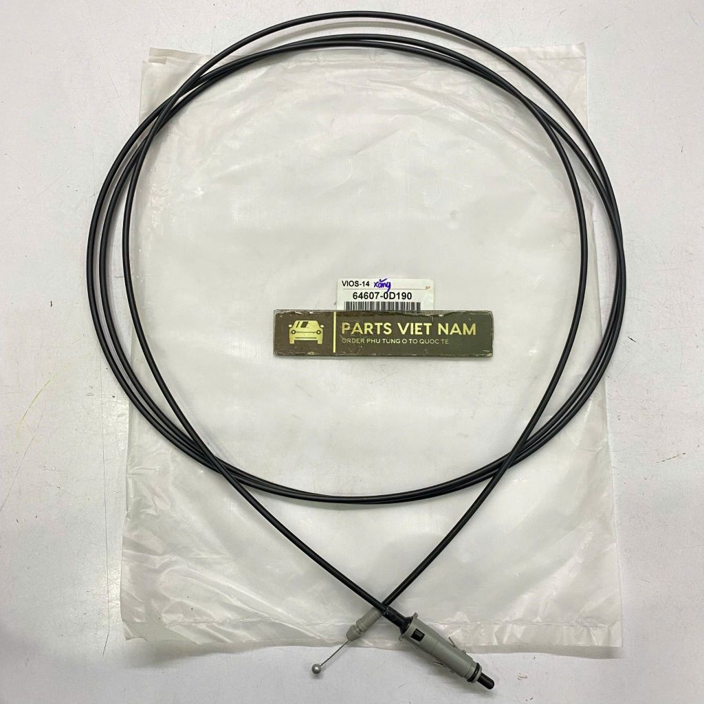 Dây giật nắp bình xăng, dây cáp mở nắp bình xăng Toyota Vios đời 2014 - 2019. Hàng cao cấp. Mã 77035-0D610, 770350D610