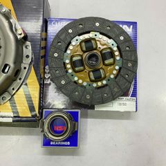 Bộ ly hợp, Bộ lá côn bàn ép bi tê Toyota Vios, Yaris (NSP151) động cơ 1.5L 2NRFE, số sàn 5 cấp đời 2016 - 2018. Hàng Asin Mã Lá côn giảm chấn cao su 31250-0D330, Bàn ép 31210-0D240, Bi tê 31230-0D011