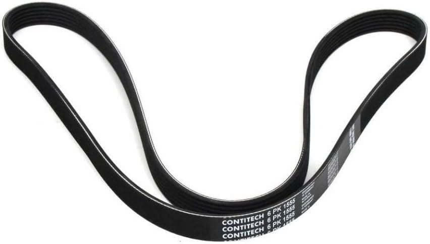 Dây curoa tổng, Dây đai V BMW 325i, 328i, 330i (E90, E92), 525i, 528i, 530i (E60, F10), X1, X3, X5, Z4. Hàng OEM chất lượng cao, động cơ N52, N53. Mã 11287636379, 6PK1538. (cái)