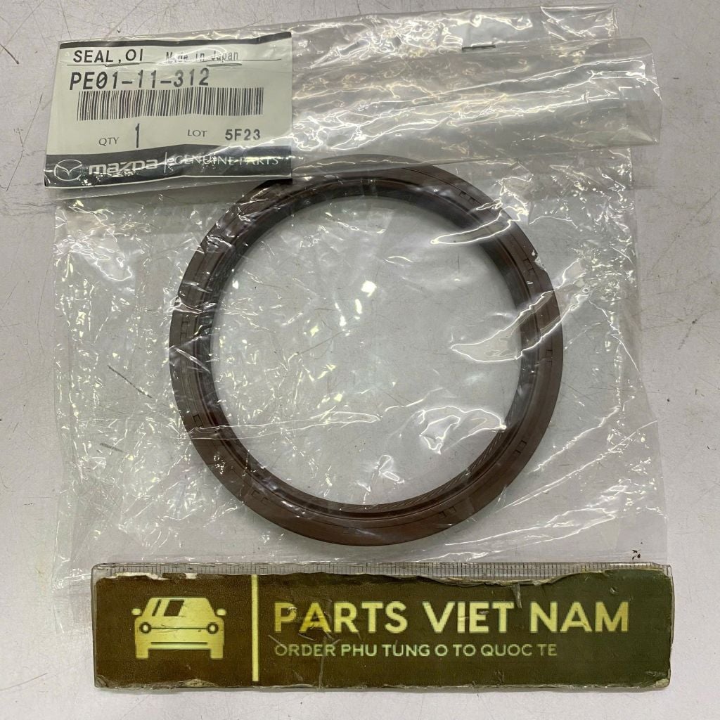 Phớt đuôi trục cơ, Phớt đuôi cốt máy Mazda 3, Mazda 6, CX-5, CX-3 động cơ 2.0L SkyActiv-G đời 2012 - 2024. Hàng NOK Japan (Chính hãng Mazda). Mã PE01-11-312, PE0111312 (cái)