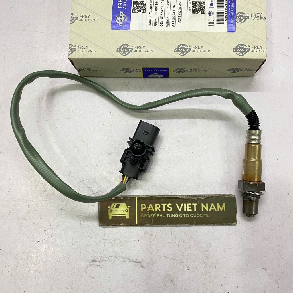 Cảm biến oxy trước (Sau xả), Cảm biến nồng độ oxy (Sau bầu trung hòa) Mercedes-Benz C Class (W204), E Class (W212), GLK Class (X204) động cơ V6 M272. Hàng OEM chất lượng cao. Mã A0035427018, A0045420818