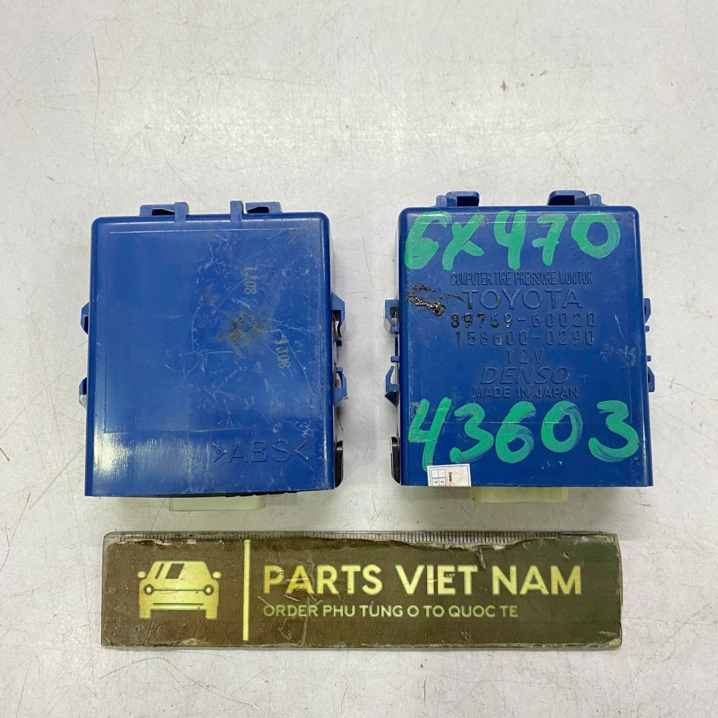 Hộp điều khiển cảm biến áp suất lốp Lexus GX470 (UZJ120) 4.7L đời 2006-2008. Chassis: UZJ120L-GKAZKA. Động cơ: 2UZ-FE. Hàng xịn tháo xe. Mã: 89769-60020, 8976960020