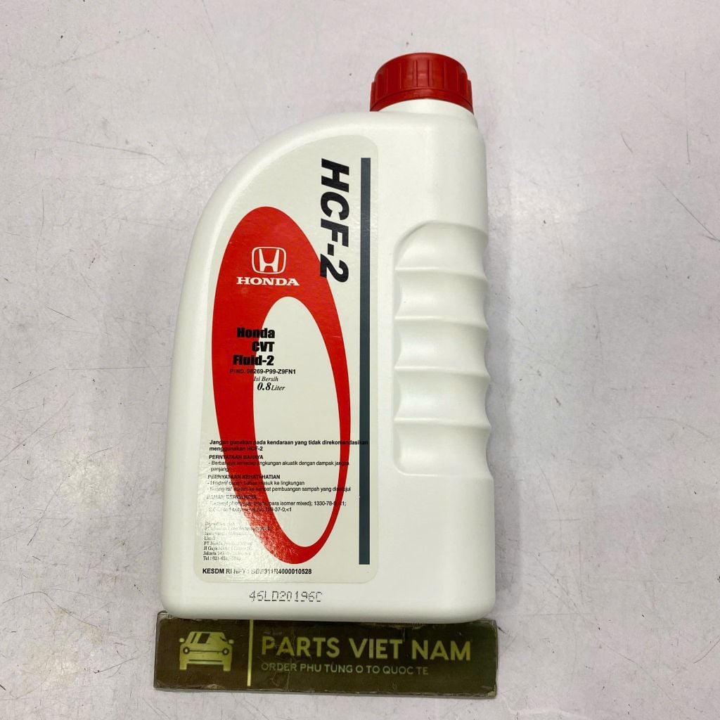 Dầu hộp số HCF-2 sử dụng cho hộp số tự động CVT cho các dòng xe của Honda như Civic, Honda Accord, Honda CR-V, và nhiều mẫu xe khác của Honda. Hàng chính hãng Honda. Mã 08260-99964, 0826099964 ( 1 lít )