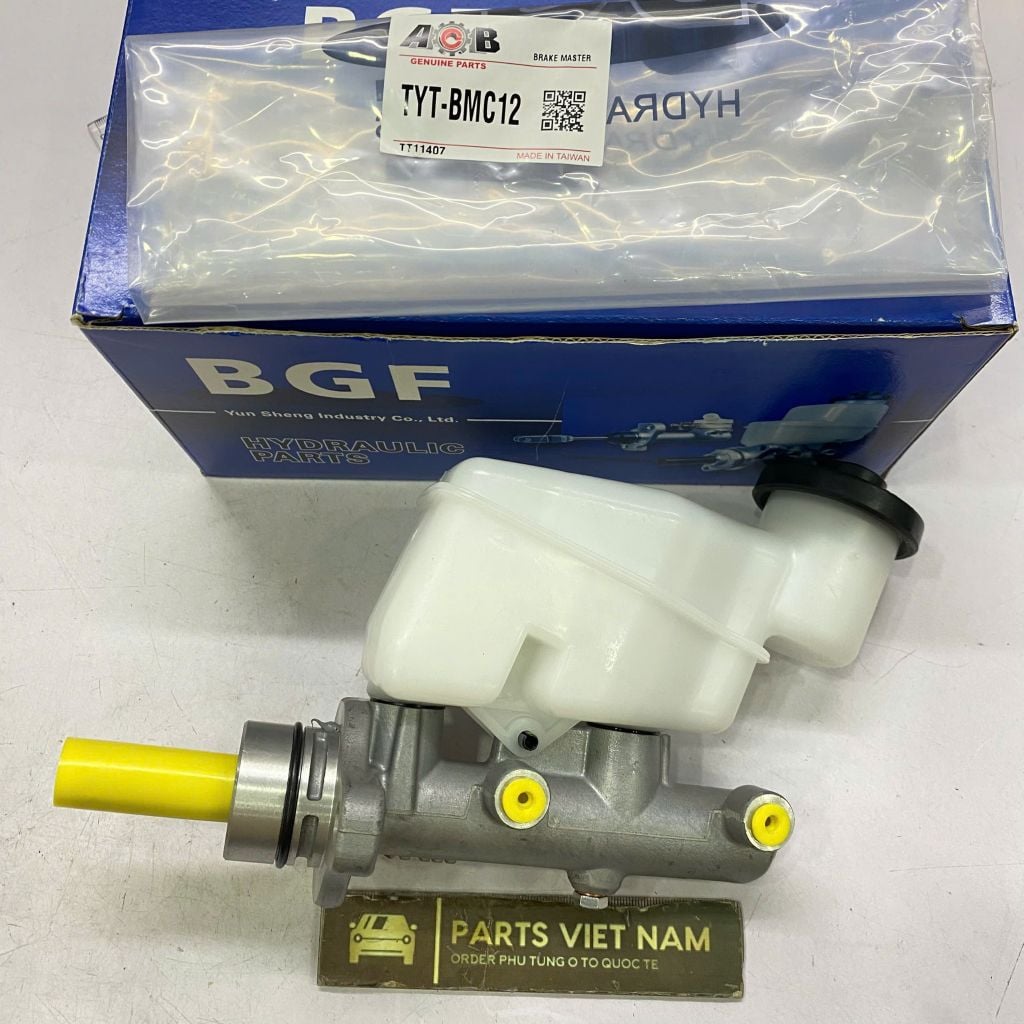Tổng phanh, Xy lanh phanh chính (Brake Master Cylinder) Toyota Yaris (NCP90, NCP91), Vios (NCP92, NCP93) đời 2005 - 2013. Hàng BGF Taiwan. Mã 4720152320, 4720152321