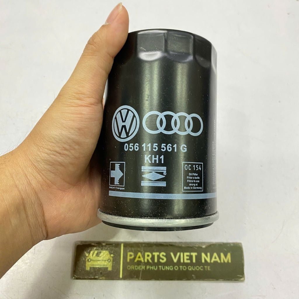 Lọc dầu động cơ, lọc nhớt Audi, VW A4 (B5, B6), Golf IV, Jetta IV, Passat B5 1.8T, 2.0L đời 1997 - 2006. Hàng cao cấp. Động cơ 1.8T, 2.0L. Mã 056115561G, 06A115561B, 034115561A, 068115561B