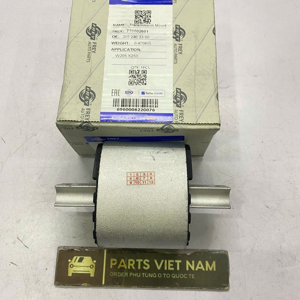Chân hộp số (cao su đỡ hộp số) Mercedes C200, C300 (W205), E200, E300 (W213), GLC (X253). Hàng OEM. Mã A2052403300, A2052405300