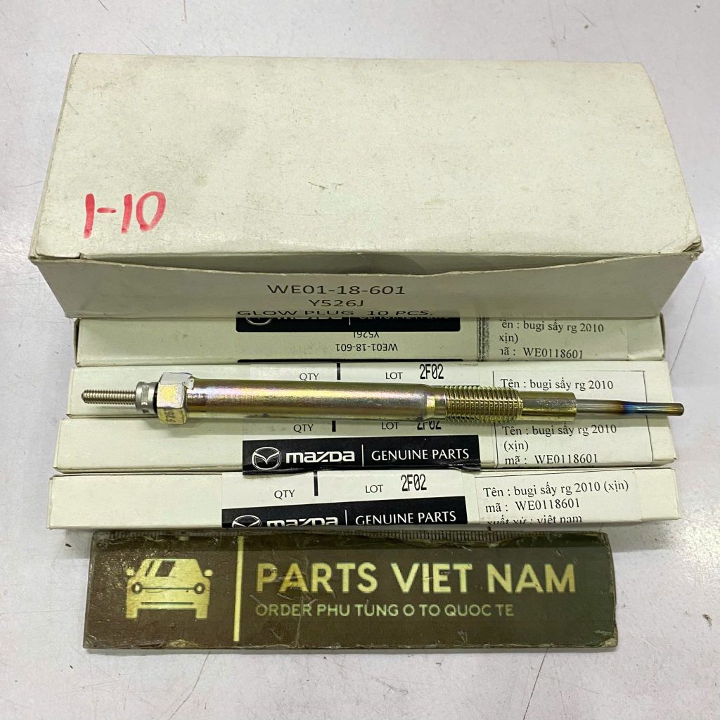 Bugi sấy, nến xấy, bu gi xông Ford Ranger, Everest máy dầu 2.5L máy WE 2008 - 2012. Hàng chính hãng Ford. Mã WE0118601 ( 1 cái )