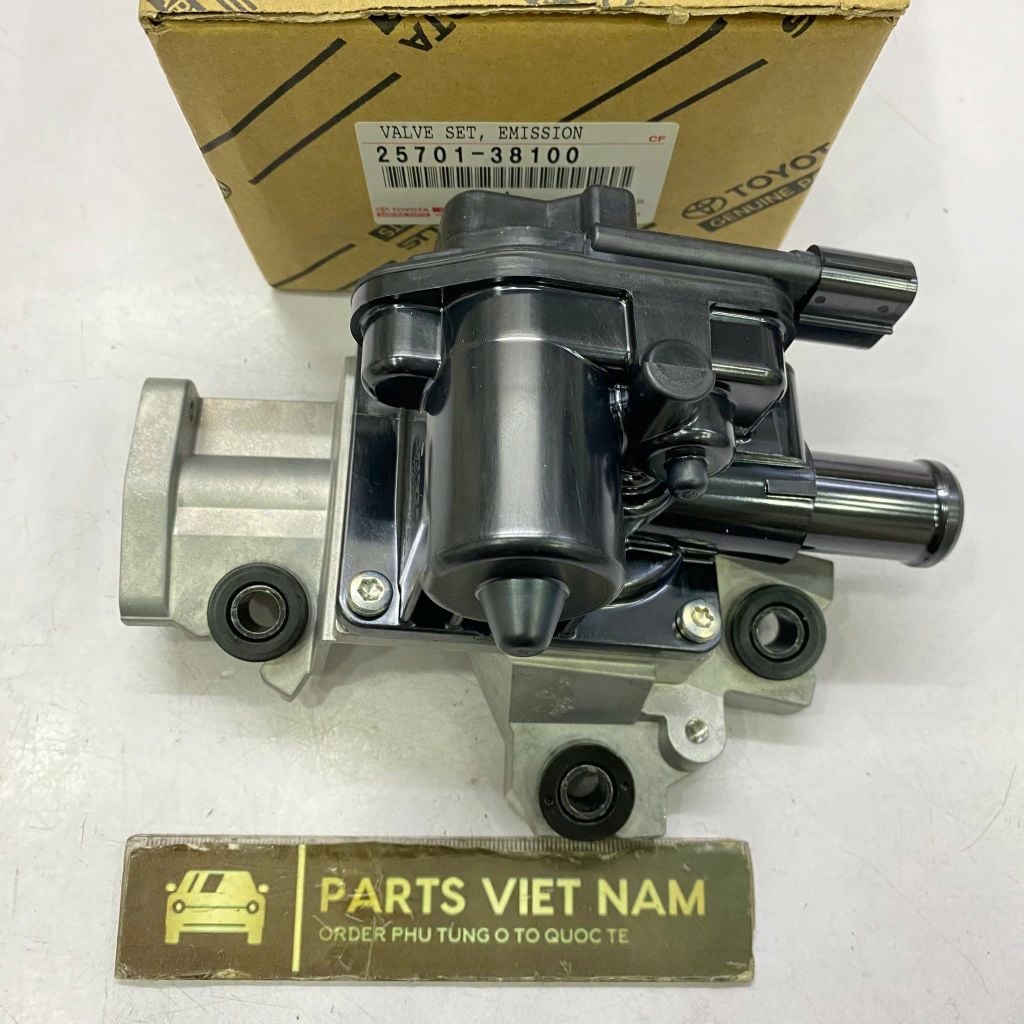 Van bơm khí phụ, Van chuyển đổi khí xả (Bên Phải/Bank 1) Toyota Tundra, Sequoia, Land Cruiser (J200), Lexus LX570 động cơ V8 4.6L/5.7L đời 2012 - 2021. Hàng Toyota Chính hãng (Genuine) đặt 1 ngày. Mã 25701-38100, 2570138100