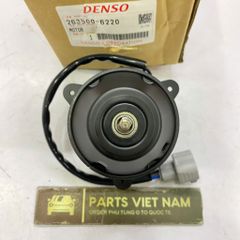 Mô tơ quạt két nước, Mô tơ quạt dàn nóng Toyota Crown Royal/Athlete (GRS180, GRS182, GRS200, GRS202), Mark X, Reiz đời 2005 - 2012. Hàng Denso Japan. Động cơ V6 3GR-FE, 5GR-FE. Mã 16363-0P020, 163630P020, 263500-5861