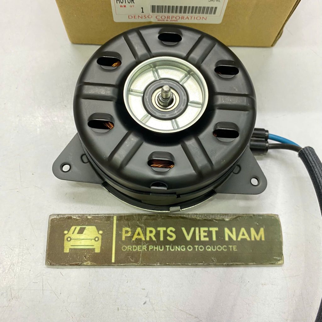Mô tơ quạt dàn nóng, Mô tơ quạt két nước Toyota Land Cruiser (J200), Tundra, Sequoia, Lexus LX570, LX450d, LS600, LS460 đời 2007 - 2021. Hàng OEM Denso Japan. Mã 1636338010, 1636338020, 168000-7170