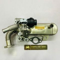 Két làm mát khí xả hay, bộ làm mát khí thải EGR (EGR Cooler) liền dù, Nissan Navara NP300, Pathfinder máy 2.5 đời 2014 - 2022. Hàng cao cấp. Mã 147355X00A, 147355X00B