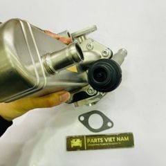 Két làm mát khí xả hay, bộ làm mát khí thải EGR (EGR Cooler) liền dù, Nissan Navara NP300, Pathfinder máy 2.5 đời 2014 - 2022. Hàng cao cấp. Mã 147355X00A, 147355X00B