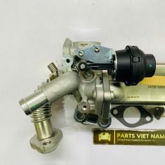 Két làm mát khí xả hay, bộ làm mát khí thải EGR (EGR Cooler) liền dù, Nissan Navara NP300, Pathfinder máy 2.5 đời 2014 - 2022. Hàng cao cấp. Mã 147355X00A, 147355X00B