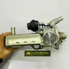 Két làm mát khí xả hay, bộ làm mát khí thải EGR (EGR Cooler) liền dù, Nissan Navara NP300, Pathfinder máy 2.5 đời 2014 - 2022. Hàng cao cấp. Mã 147355X00A, 147355X00B