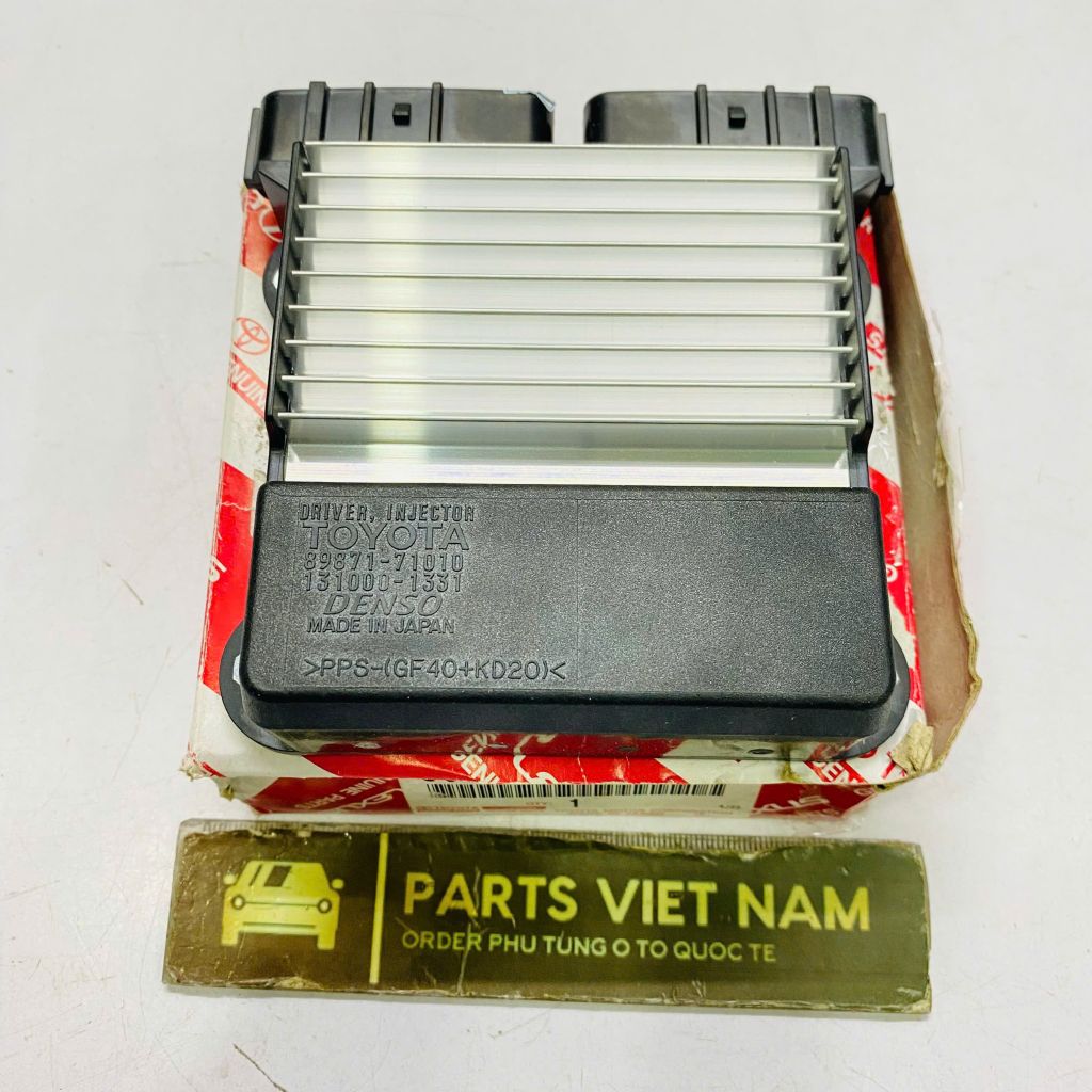 Hộp điều khiển kim phun, Hộp EDU (Injector Driver) Toyota Hilux, Fortuner, Innova, Hiace, Land Cruiser (V8 Diesel), Lexus LX450d. Động cơ dầu 1KD, 2KD, 1VD. Hàng Toyota/Denso Chính hãng đặt 1 ngày. Mã 89871-71010, 8987171010