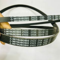 Bộ dây máy phát & bơm nước, dây lốc điều hòa, dây bơm trợ lực lái Toyota Corolla 1.6 (4A-FE) đời 1997 - 2000. Hàng Mitsuboshi Japan. Mã: 4PK870, 9936420870, 5PK970, 9091602355, 3PK630, 9091602264