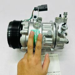 Lốc lạnh, Máy nén điều hòa (A/C Compressor) Volkswagen Polo, VW Vento, Skoda Rapid đời 2010 - 2020 (Động cơ 1.6L, 1.0TSI). Hàng Sanden OEM chất lượng cao. Mã 6RF820803B, 6RF820803A