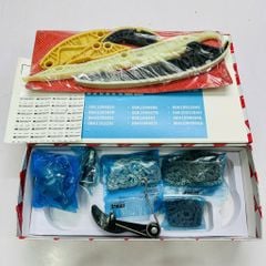 Bộ nhông xích cam, Sên cam 12 món (Timing Chain) Audi A4 (B8/B9), A6 (C7); VW Passat B8, Tiguan (MQB) đời 2012 - 2021. Động cơ 1.8L/2.0L TFSI (EA888 Gen 3). Hàng OEM. Mã 06K109158AH, 06K109158BE, 06K109158AD