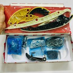 Bộ nhông xích cam, Sên cam 12 món (Timing Chain) Audi A4 (B8/B9), A6 (C7); VW Passat B8, Tiguan (MQB) đời 2012 - 2021. Động cơ 1.8L/2.0L TFSI (EA888 Gen 3). Hàng OEM. Mã 06K109158AH, 06K109158BE, 06K109158AD