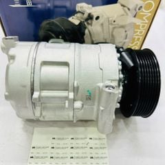 Lốc lạnh, Máy nén điều hòa (A/C Compressor) VW Touareg (7L, 7P), Audi Q7 (4L, 4M) đời 2002 - 2018. Động cơ 3.0L/3.6L/4.2L. Hàng Stal China OEM. Mã 7P0820803E, 7L6820803D