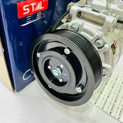 Lốc lạnh, Máy nén điều hòa (A/C Compressor) VW Touareg (7L, 7P), Audi Q7 (4L, 4M) đời 2002 - 2018. Động cơ 3.0L/3.6L/4.2L. Hàng Stal China OEM. Mã 7P0820803E, 7L6820803D