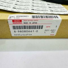 Bộ Lá côn bàn ép, Đĩa ly hợp (Clutch Disc) Isuzu D Max 2.5L, Isuzu Mu X đời 2006 - 2018. Động cơ 4JK1-TC/4KH1. Hàng Isuzu Chính hãng Japan. Mã 8-97109246-0, 8-98080661-0