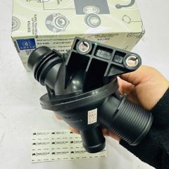 Cụm van hằng nhiệt, cụm Flange nước (Thermostat Housing) BMW 320i (F30), 520i (F10), X3 (F25) đời 2011 - 2019. Động cơ N20 (4 xi-lanh). Hàng Oem chất lượng cao. Mã 11538635689, 11537588257