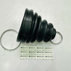 Bộ cao su chụp bụi trục láp ngoài (Outer CV Joint Boot Kit) bánh trước VW Touareg, Porsche Cayenne, Audi Q7 đời 2002 - 2018. Lắp chung nhiều dòng Audi, VW, Seat, Skoda. Hàng Oem chất lượng cao thông số 29*99*122 liền mỡ láp. Mã 7L0498203.