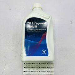Dầu hộp số tự động ZF Lifeguard Fluid 8 (1L), Nhớt hộp số 8 cấp 8HP45, 8HP55, 8HP70, 8HP90 BMW, Audi, Land Rover, aguar, VinFast Lux A/SA. Hàng ZF. Màu Xanh Lá. Mã 600051077, S671.090.312. G060162A2, LR023288 ( 1 lít )