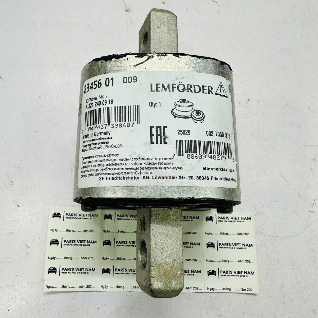 Chân hộp số, Cao su chân số (Chịu tải trọng lớn) Mercedes-Benz S-Class (W221) S350 S600, S63, S65 AMG; CL-Class (C216) CL600, CL63, CL65. Hàng Lemforder. Mã A2212400918