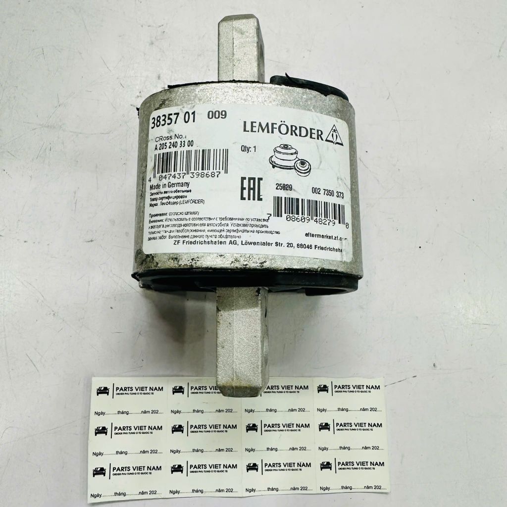 Chân hộp số (cao su đỡ hộp số) Mercedes C200, C300 (W205), E200, E300 (W213), GLC (X253). Hàng Lemforder. Mã A2052403300, A2052405300